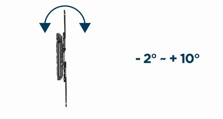 Gembird WM-60ST-01 Full-motion TV wall mount 32”-60” Black – 10. kép