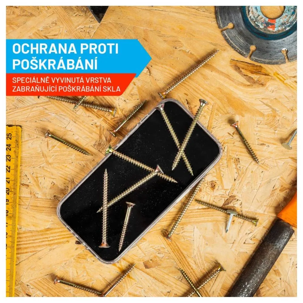 FIXED teljes képernyőt védő 2,5D edzett üveg aplikátorral Apple iPhone 15 Plus készülékhez, fekete – 5. kép