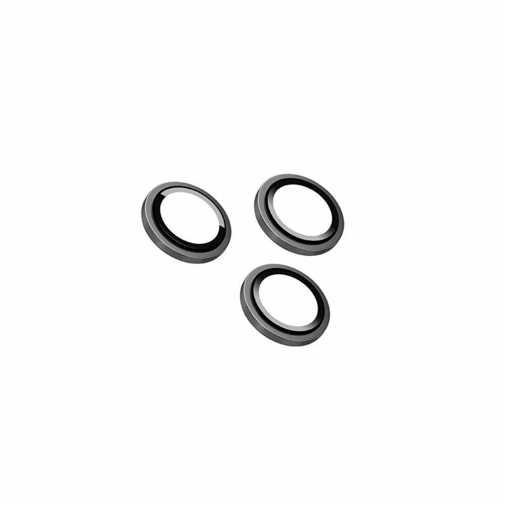 FIXED edzett üveg kamera lencsevédő iPhone 15Pro/15 Pro Max-hoz, ezüst – 2. kép