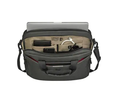 Wenger MX ECO Brief Laptop Briefcase with Tablet Pocket 16" Gray – 2. kép