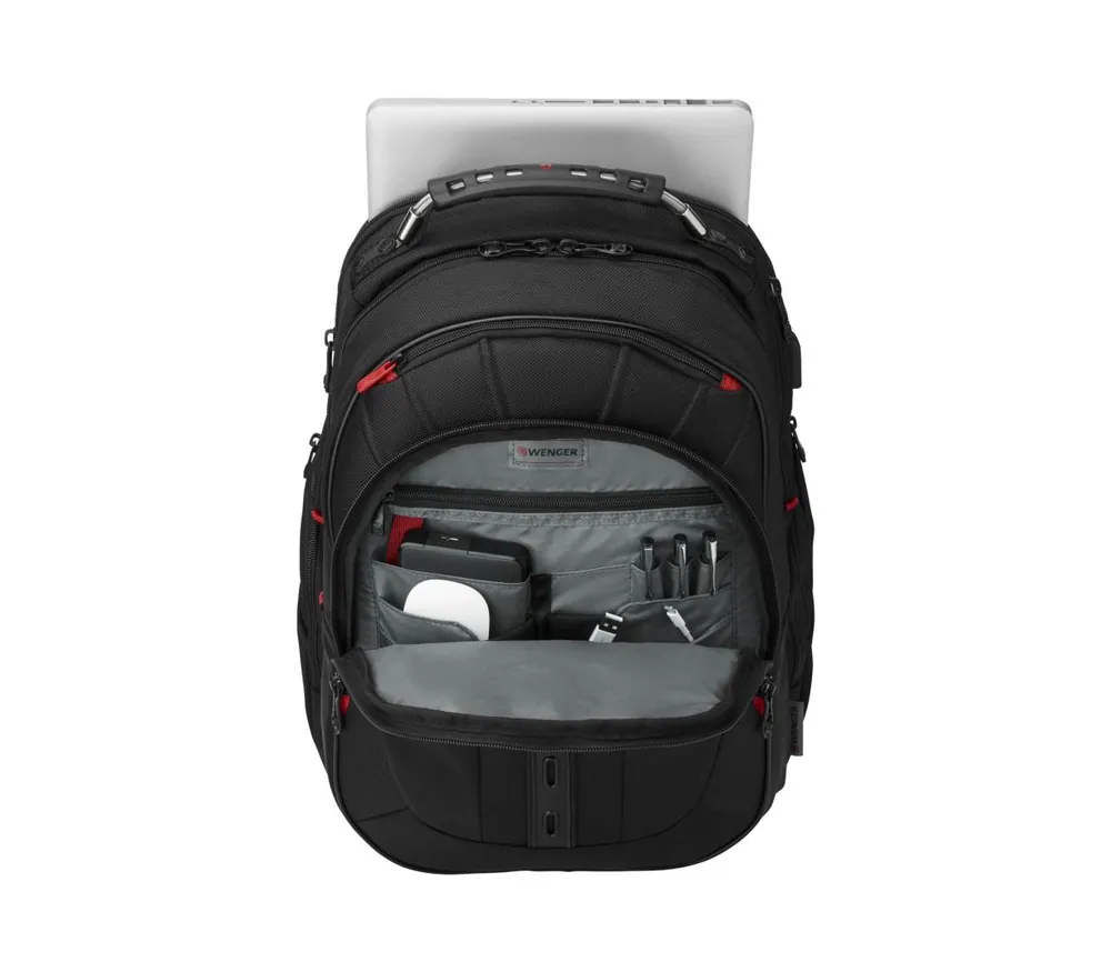 Wenger Pegasus Deluxe Laptop Backpack with Tablet Pocket 16" Black – 7. kép
