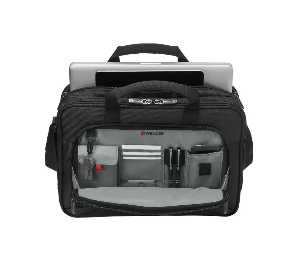 Wenger Prospectus Laptop Briefcase with Tablet Pocket 16" Black – 2. kép