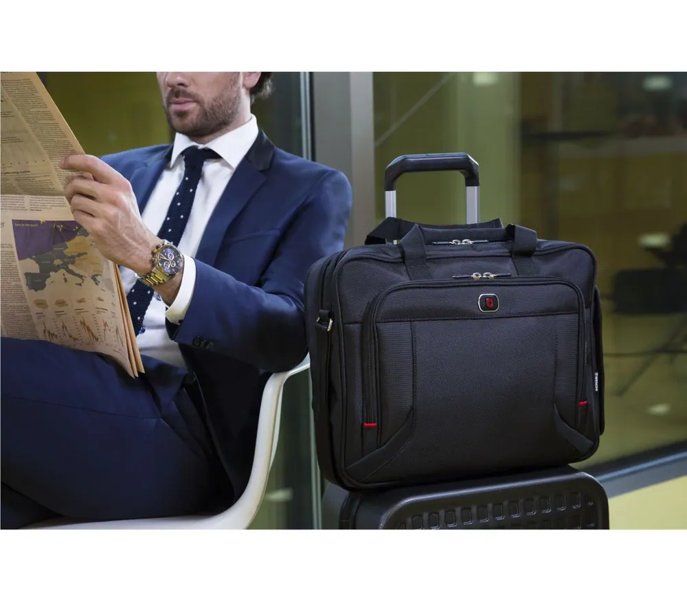 Wenger Prospectus Laptop Briefcase with Tablet Pocket 16" Black – 7. kép