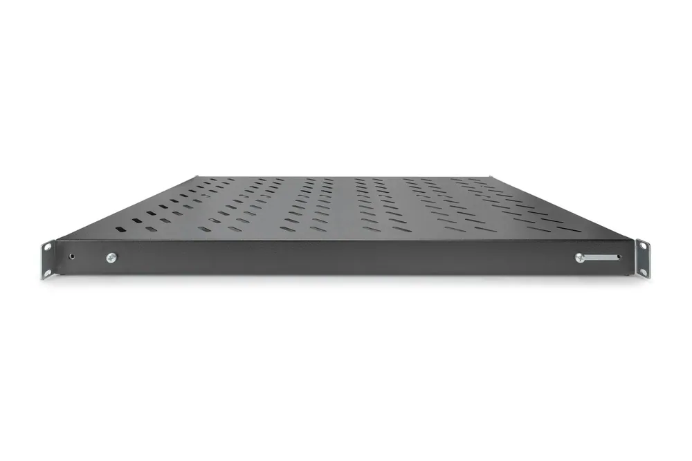 Digitus 1U fixed shelf for 1000mm depth racks 44x482x700mm adjust. 700-900mm depth Black – 2. kép