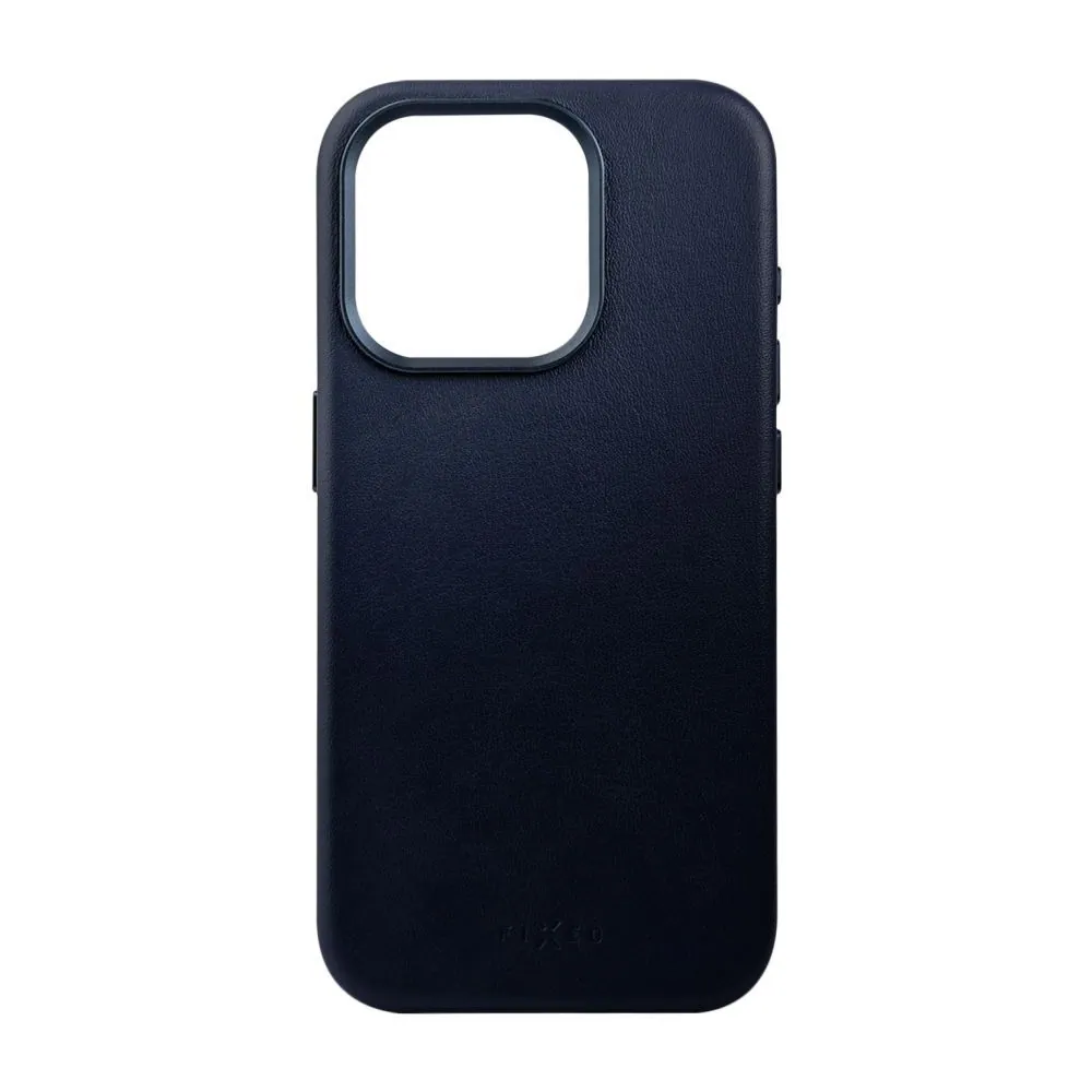 FIXED MagLeather valódi bőrtok, MagSafe támogatással iPhone 15 Pro Max-hoz, kék – 6. kép