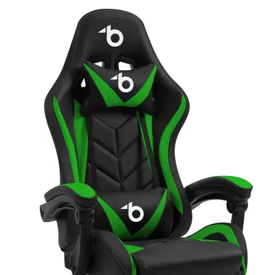 Delight BMD1115GR Gaming Chair Black/Green – 2. kép