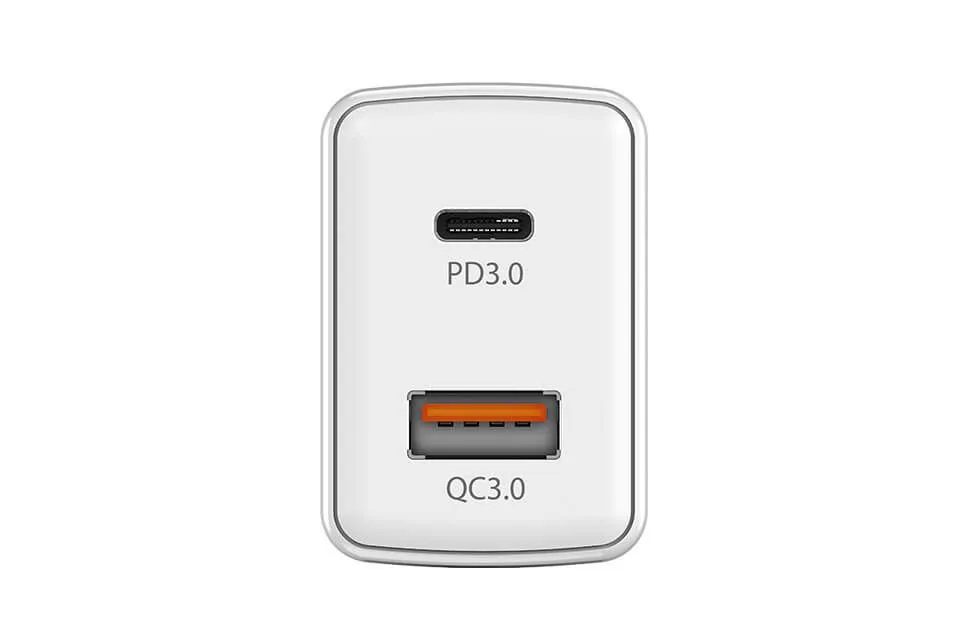 Genius PD-20AC 20W Fast Wall Charger White – 2. kép