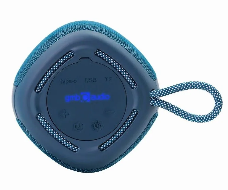Gembird SPK-BT-LED-03-B Bluetooth Speaker Blue – 3. kép