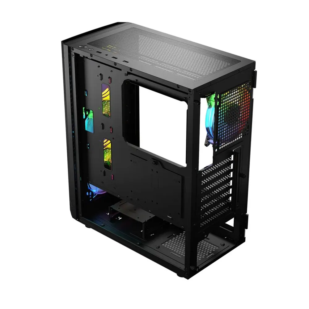 Logic Aramis ARGB Midi Tempered Glass Black – 12. kép