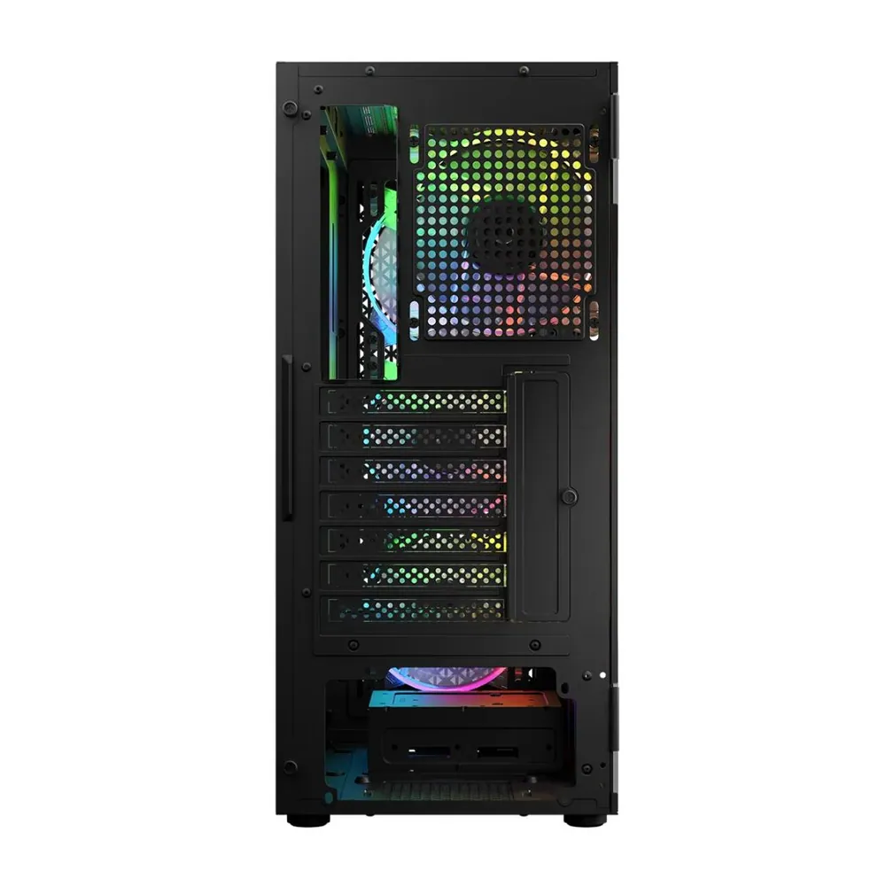 Logic Aramis ARGB Midi Tempered Glass Black – 9. kép