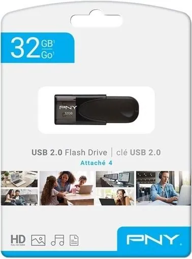 PNY 32GB Attaché 4 USB 2.0 Black – 2. kép