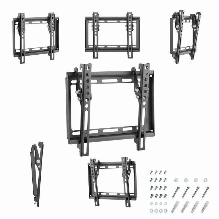 Gembird WM-42T-04 TV wall mount (tilt) 23”-42” Black – 6. kép