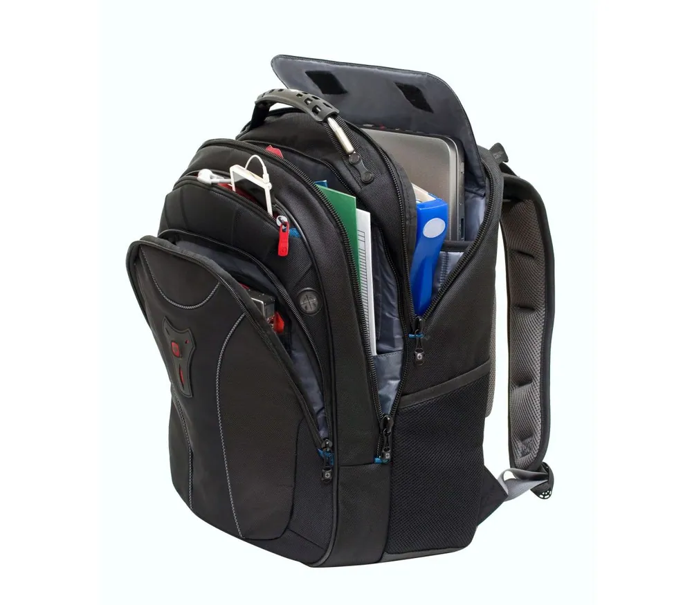 Wenger Carbon Laptop Backpack 17" Black – 6. kép