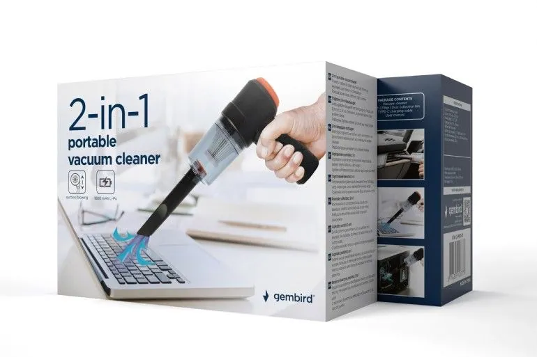 Gembird CK-MVC-01 2-in-1 portable vacuum cleaner – 10. kép