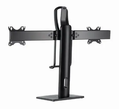 Gembird MS-D2-01 Double monitor desk stand height adjustable – 2. kép