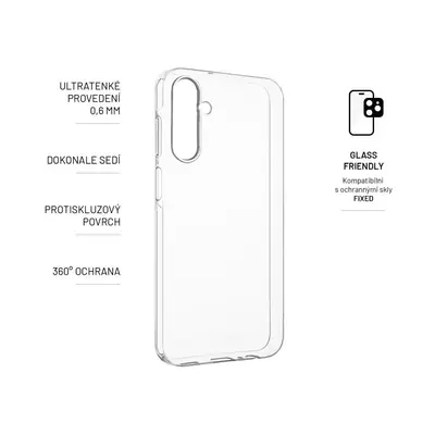 FIXED TPU ultravékony telefontok a Samsung Galaxy A15/A15 5G készülékhez, átlátszó – 2. kép
