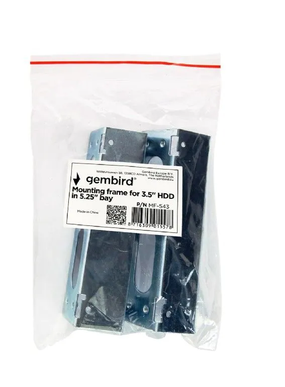 Gembird MF-543 Mounting frame for 3.5" HDD in 5.25" bay – 2. kép