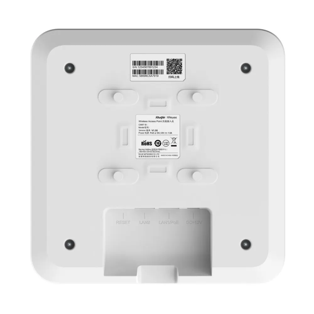 Reyee RG-RAP2260(G) Wi-Fi 6 AX1800 Ceiling Access Point White – 5. kép