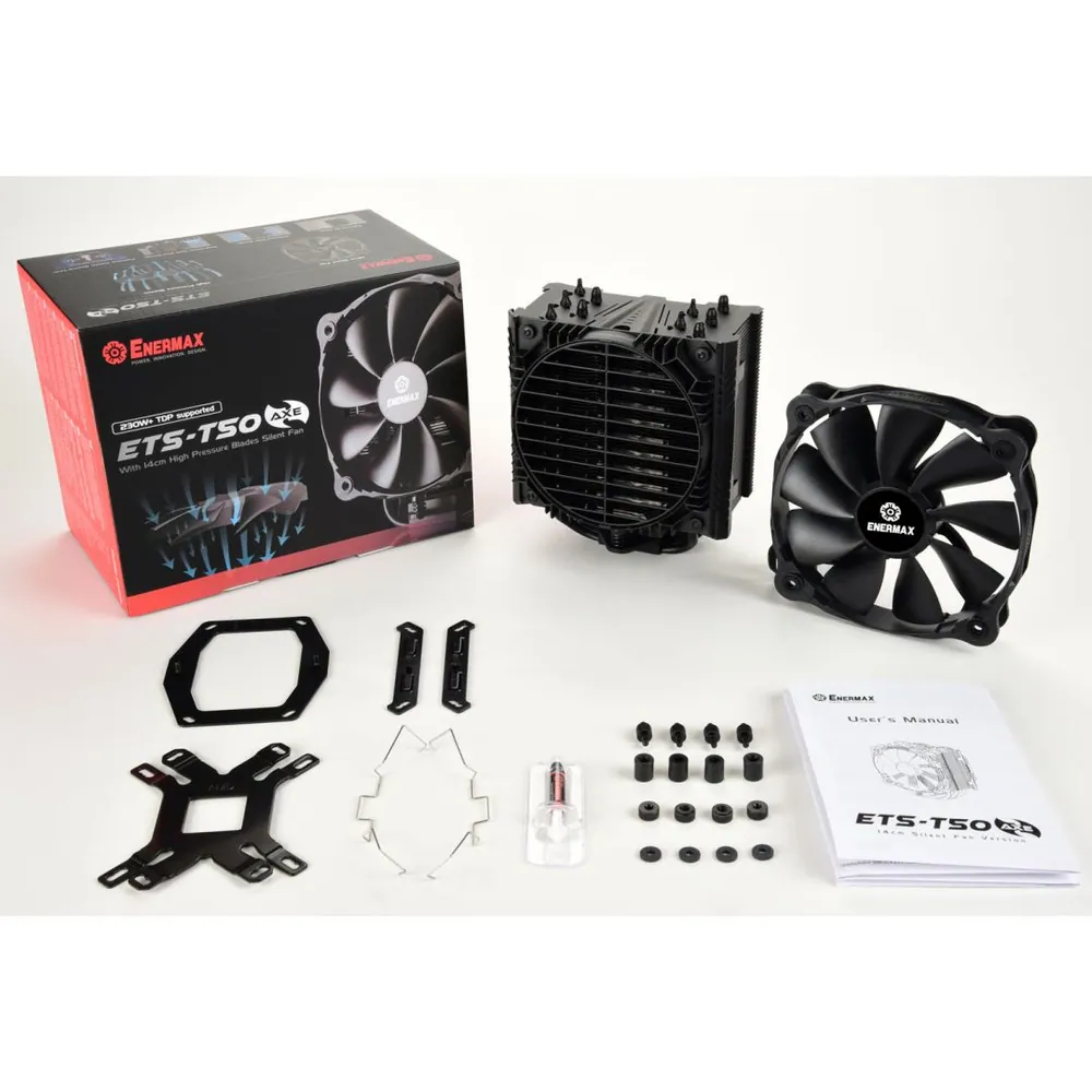 Enermax ETS-T50 AXE Series 140mm Air CPU Cooler FSS – 8. kép