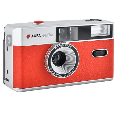 Agfaphoto Reusable Analog Film cameras 35mm Red