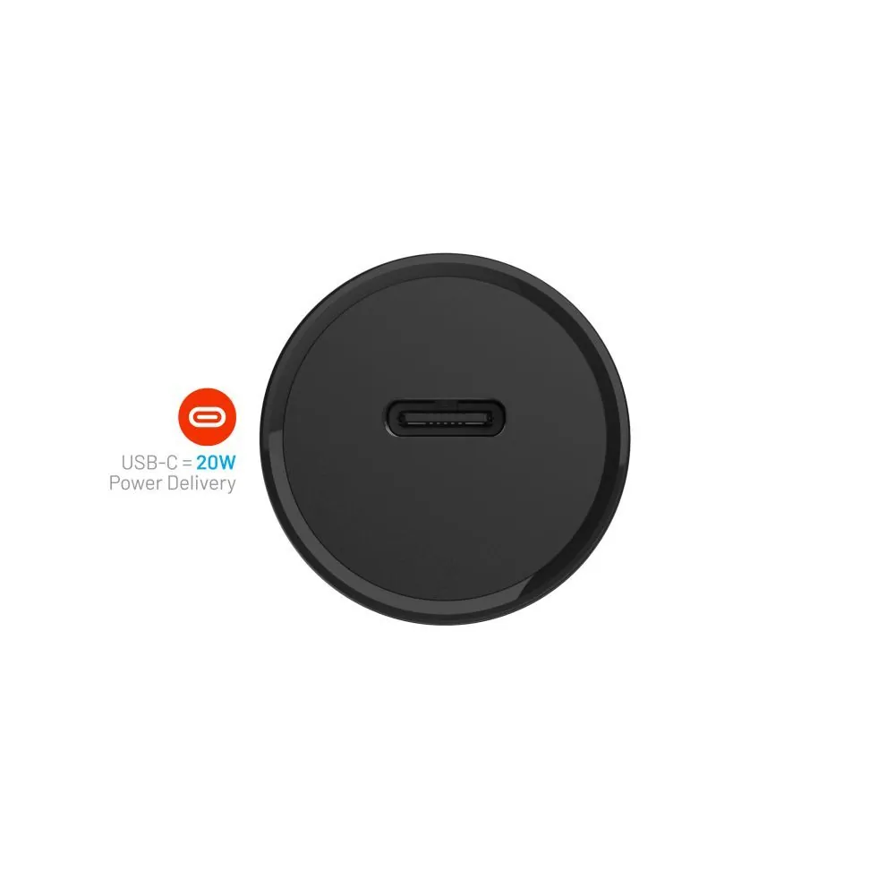 FIXED USB-C 12/24V-os autós töltő, 20W, PD3.0, 1 m USB-C kábellel, fekete – 5. kép