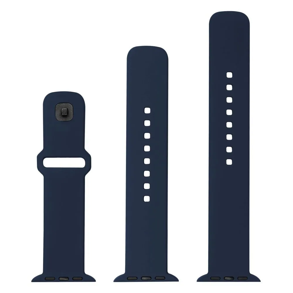 FIXED szilikon sportos óraszíj Apple Watch 38/40/41mm-es okosórákhoz, kék – 3. kép