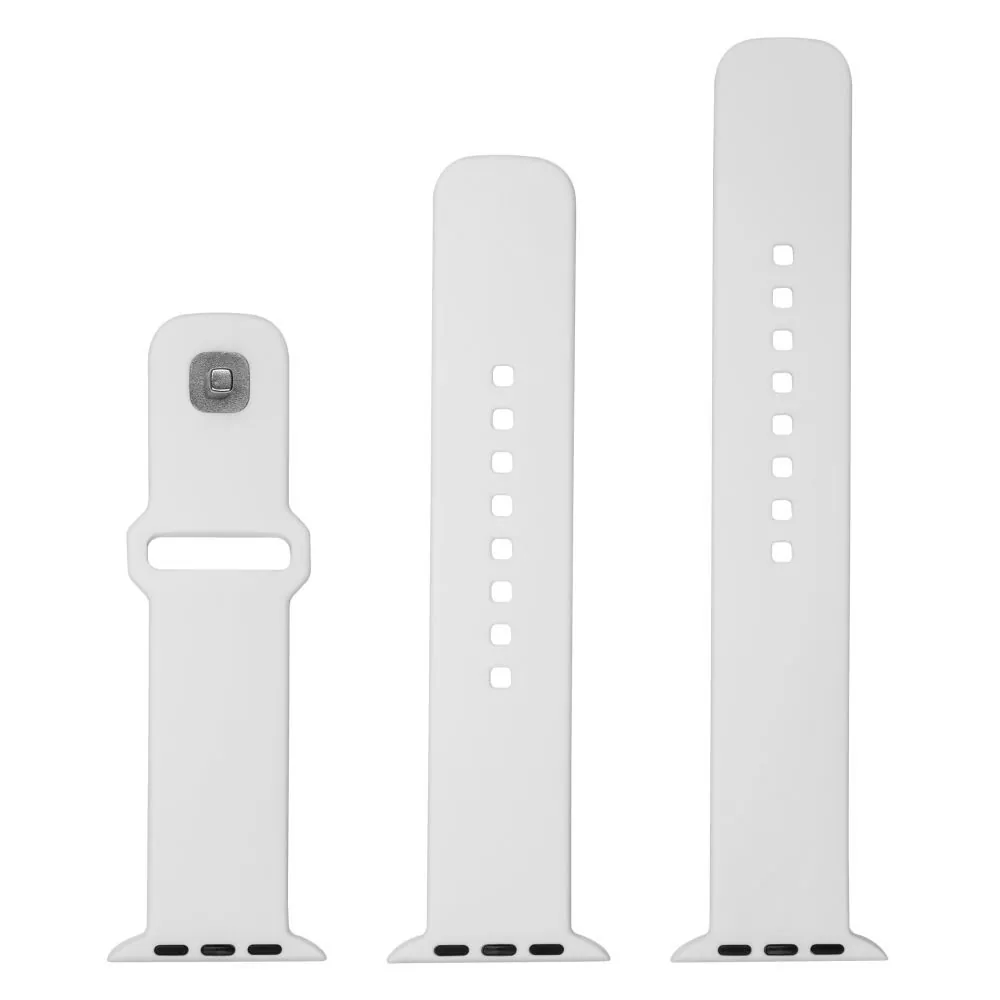 FIXED Sporty szilikon szíj az Apple Watch Ultra 49mm-es okosórákhoz , fehér – 3. kép