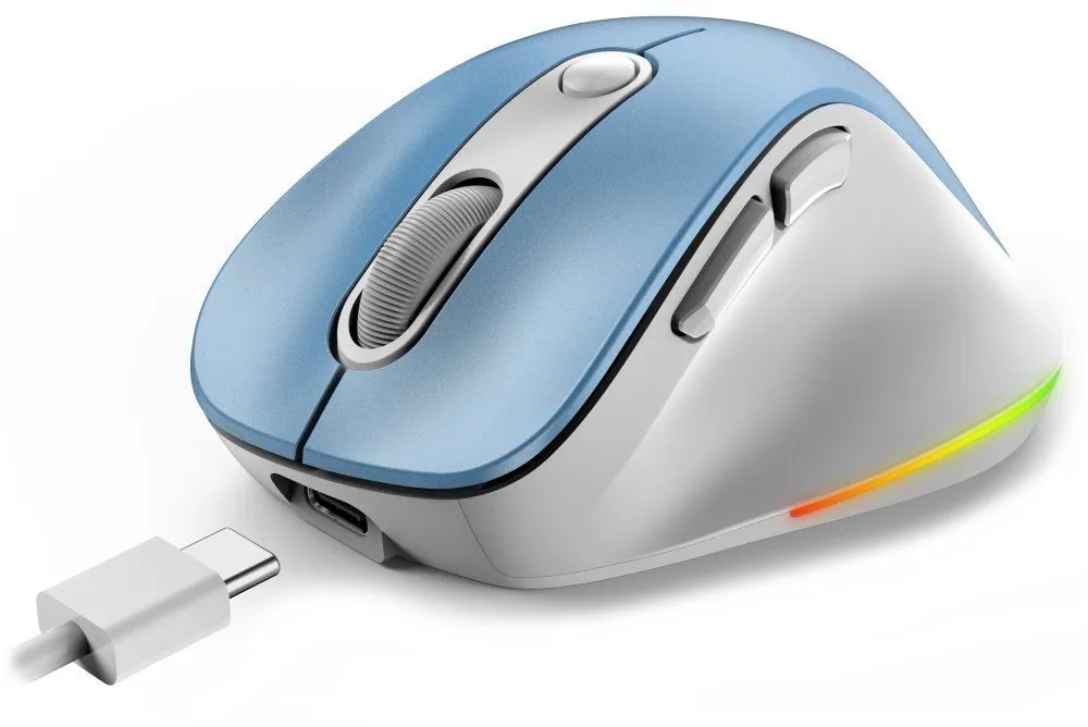 Genius Ergo 9000S Pro Wireless mouse Light Blue – 4. kép