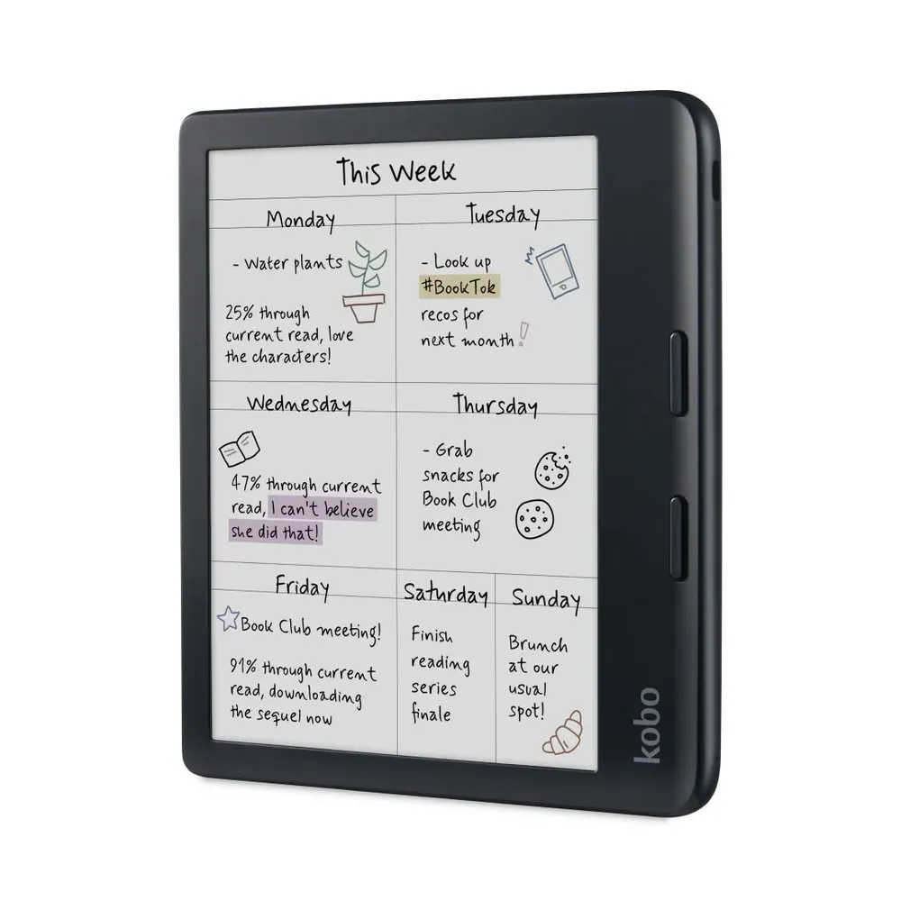 Kobo Libra Colour 7" E-book olvasó 32GB Black – 2. kép