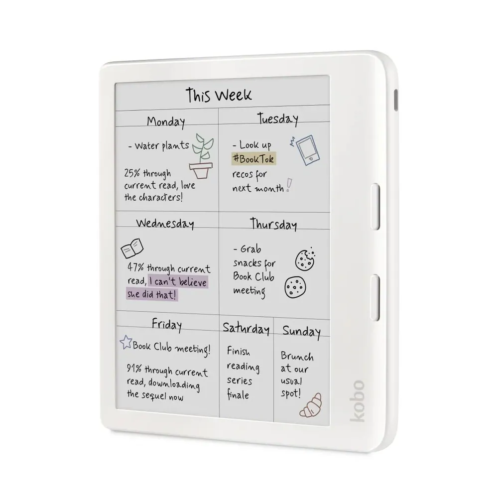 Kobo Libra Colour 7" E-book olvasó 32GB White – 3. kép