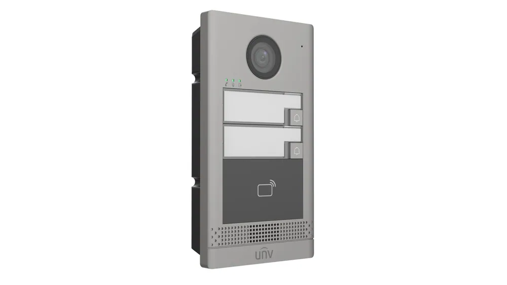 Uniview OEU-202S-HMK2 2 lakásos kültéri egység fém előlappal – 2. kép