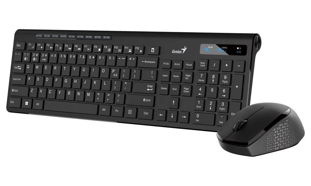 Genius SlimStar 8230 Wireless Bluetooth Keyboard Combo Black HU – 2. kép
