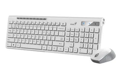 Genius SlimStar 8230 Wireless Bluetooth Keyboard Combo White HU – 2. kép