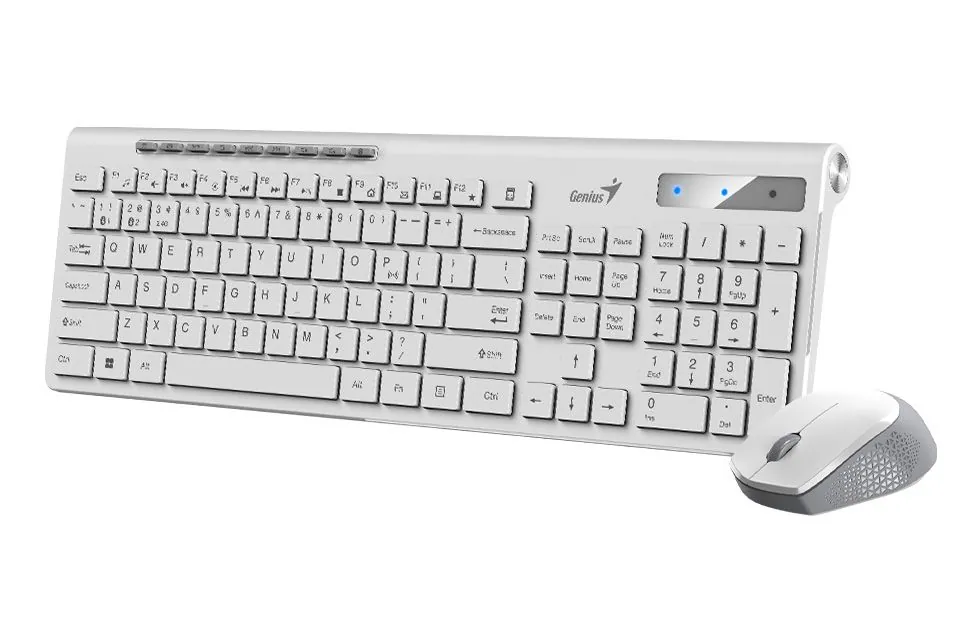 Genius SlimStar 8230 Wireless Bluetooth Keyboard Combo White HU – 2. kép