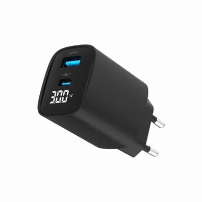 Gembird 2-Port 30W USB Fast Charger Black – 2. kép