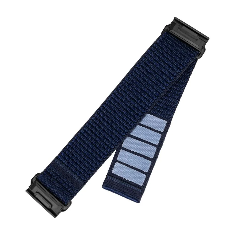 FIXED nylon sportos óraszíj Garmin QuickFit 22mm-es okosórához, sötétkék FIXNST2-QF22mm-DBL – 2. kép