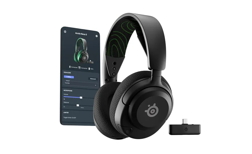 Steelseries Arctis Nova 5X Wireless Bluetooth Gaming Headset Black – 4. kép
