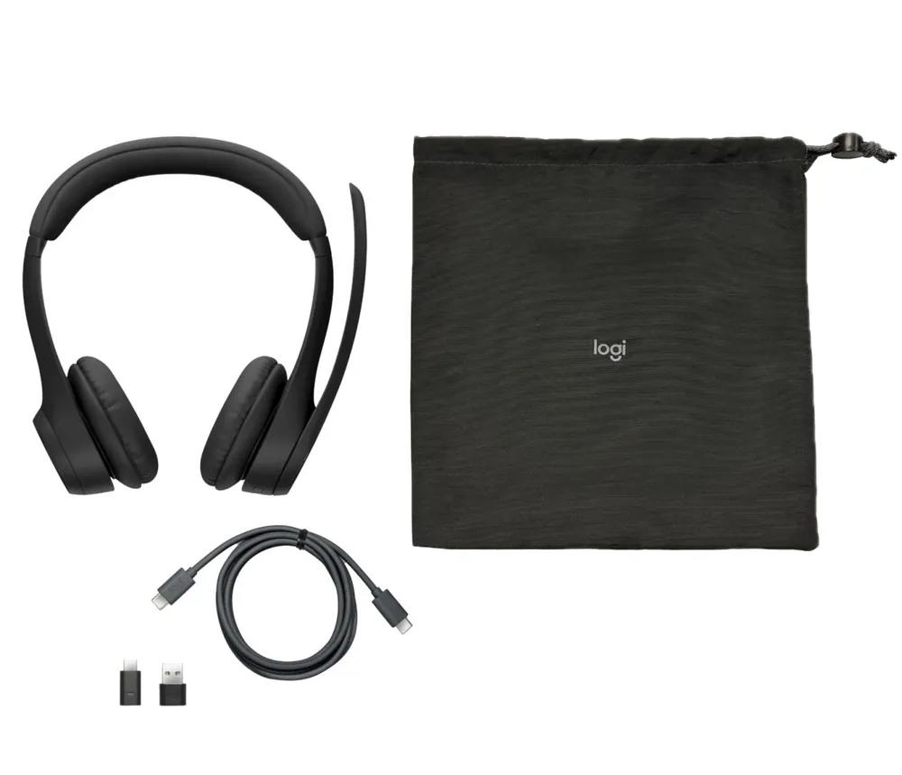 Logitech Zone 305 Teams Wireless Bluetooth Headset Midnight Black – 7. kép