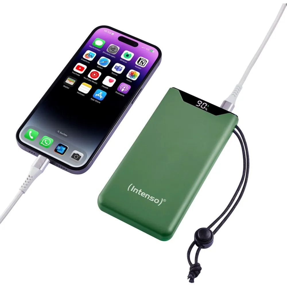 Intenso F10000 10000mAh Powerbank Green – 4. kép