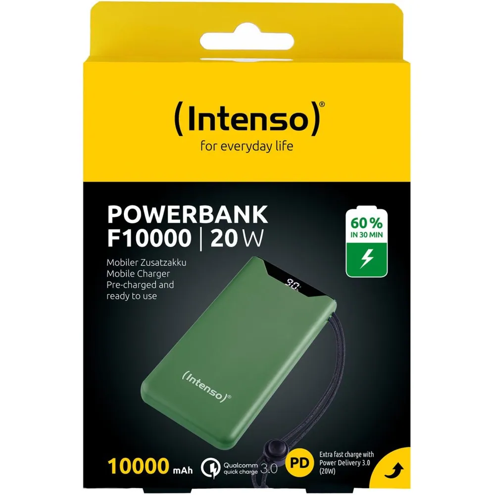 Intenso F10000 10000mAh Powerbank Green – 6. kép
