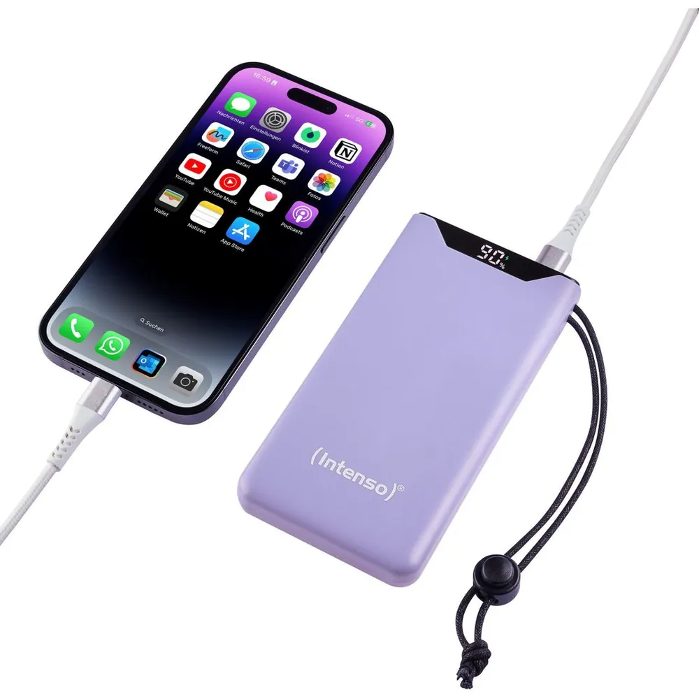 Intenso F10000 10000mAh Powerbank Purple – 4. kép