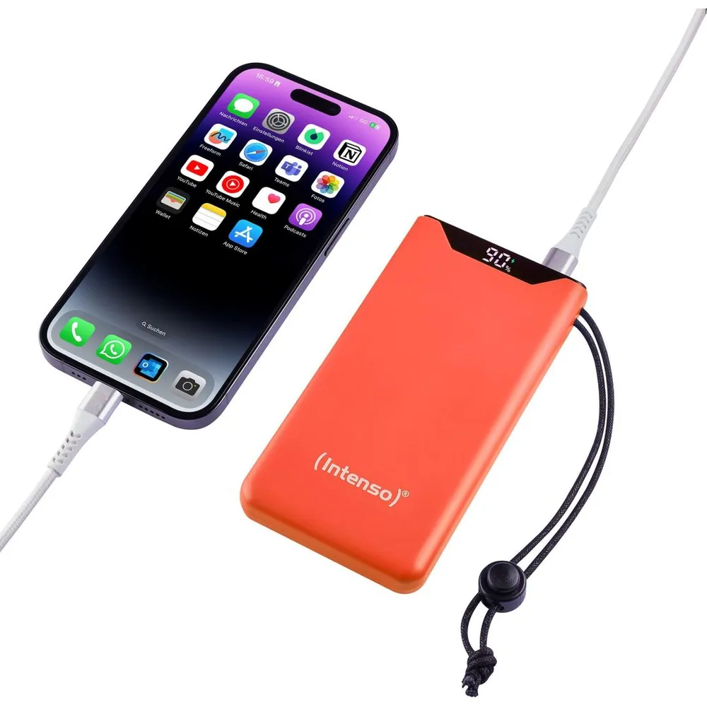 Intenso F10000 10000mAh Powerbank Orange – 4. kép