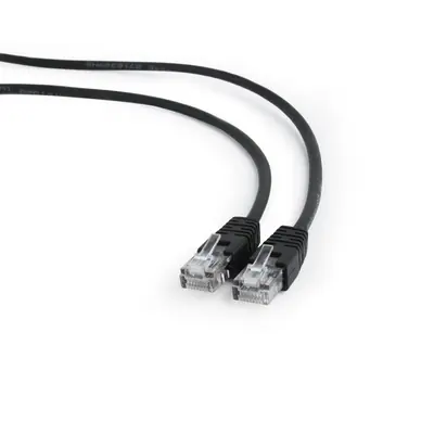 UTP patch kábel   7.5m CAT5.E Gembird PP12-7.5M/BK fekete