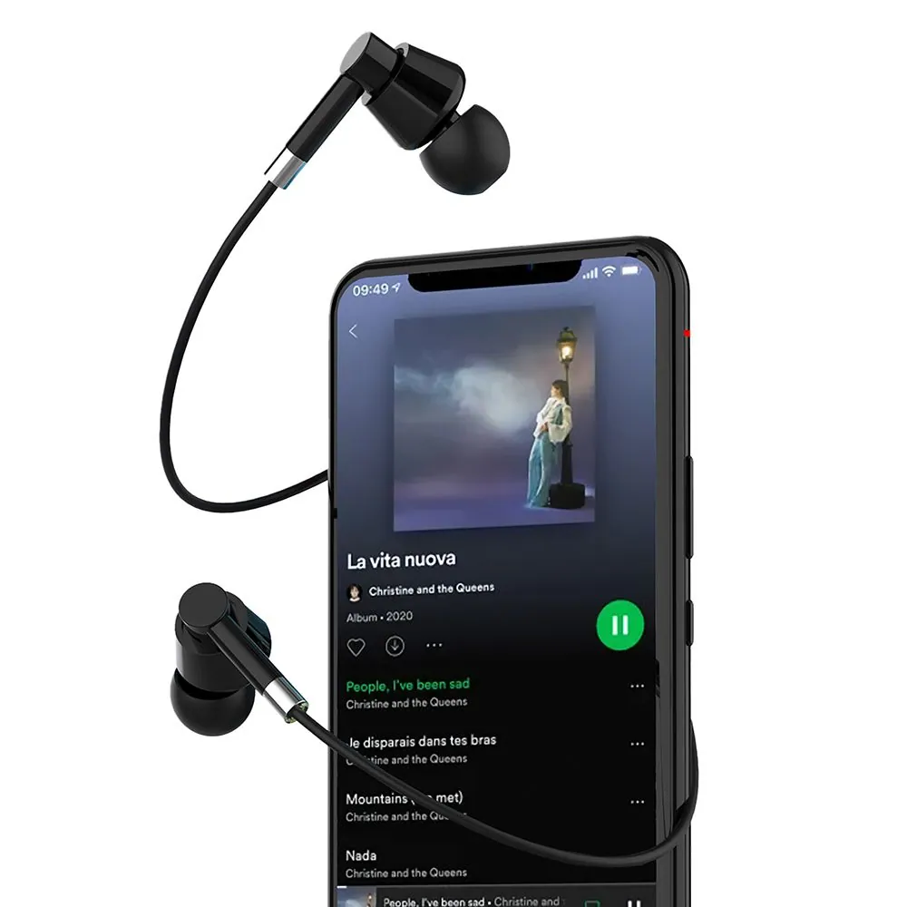 Media-Tech MT3609K in-ear headset Black – 2. kép