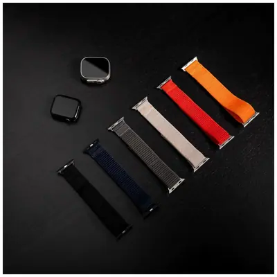 FIXED nylon sportos óraszíj Apple Watch 38/40/41mm-es okosórához, rose gold, FIXNST2-436-ROGD – 2. kép