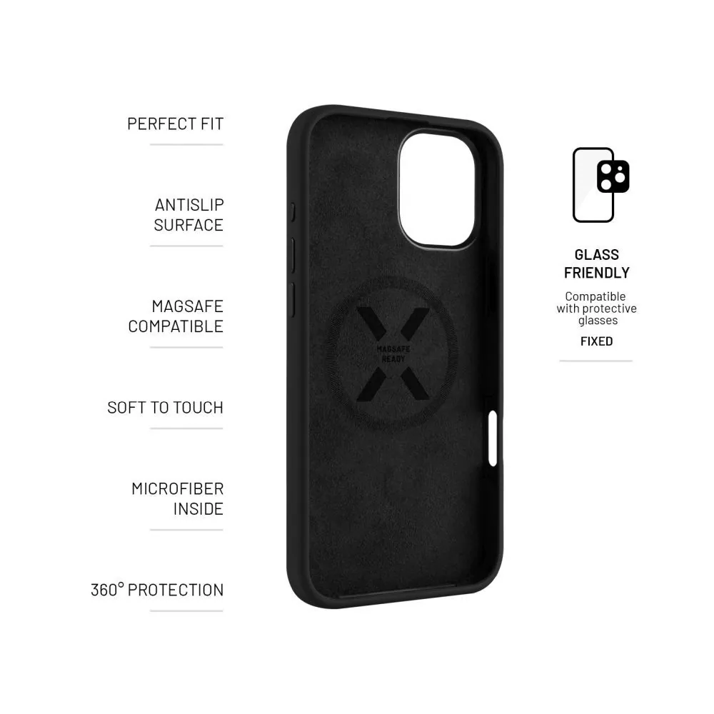 FIXED MagFlow tok Apple iPhone 16 Plus-hoz, fekete – 4. kép
