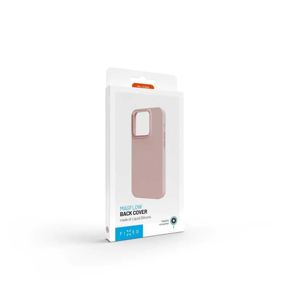 FIXED MagFlow tok Apple iPhone 16 telefonhoz, rózsaszín – 8. kép