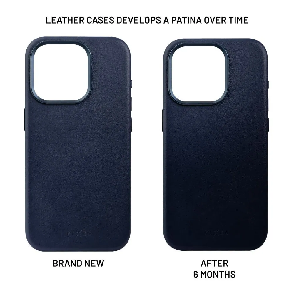 FIXED MagLeather telefontok MagSafe támogatással az Apple iPhone 16 Plus készülékhez, kék – 5. kép