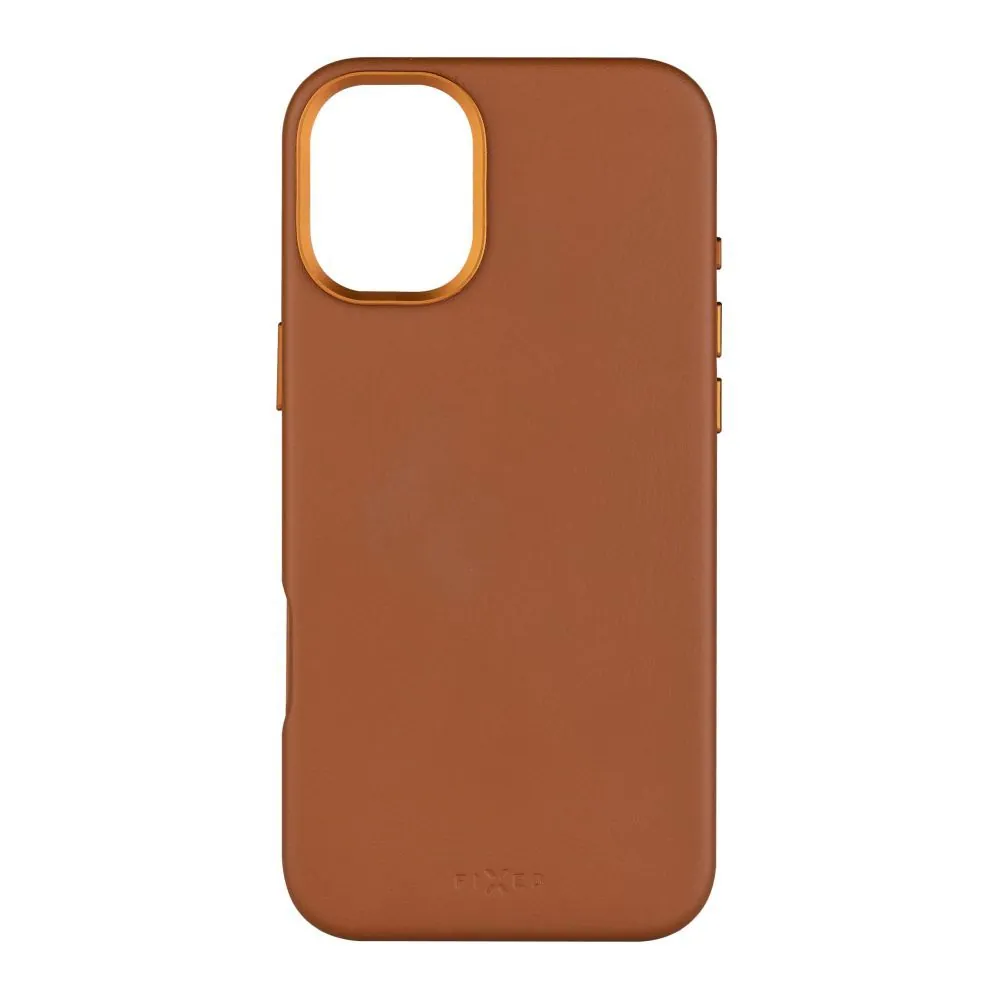 FIXED MagLeather telefontok MagSafe támogatással az Apple iPhone 16 Plus készülékhez, barna – 3. kép