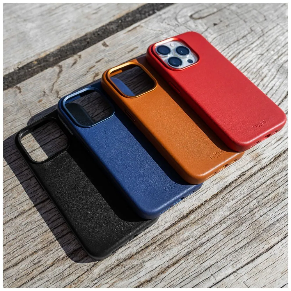 FIXED MagLeather telefontok MagSafe támogatással az Apple iPhone 16 Pro készülékhez, piros – 6. kép